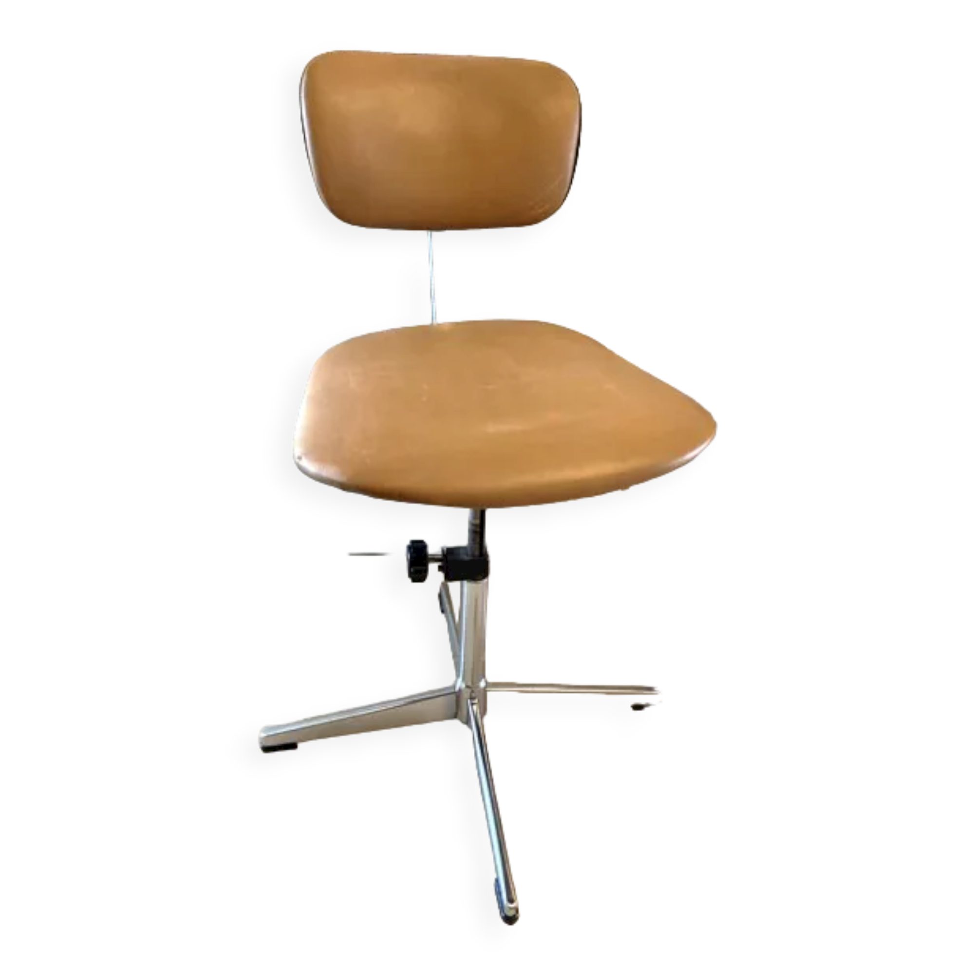 Adjustable and swivel vintage office chair