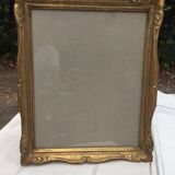 Golden photo frame