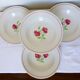 4 assiettes creuses K et G Luneville modèle Rose Mai 2106201