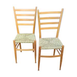 Paire de chaises d'appoint