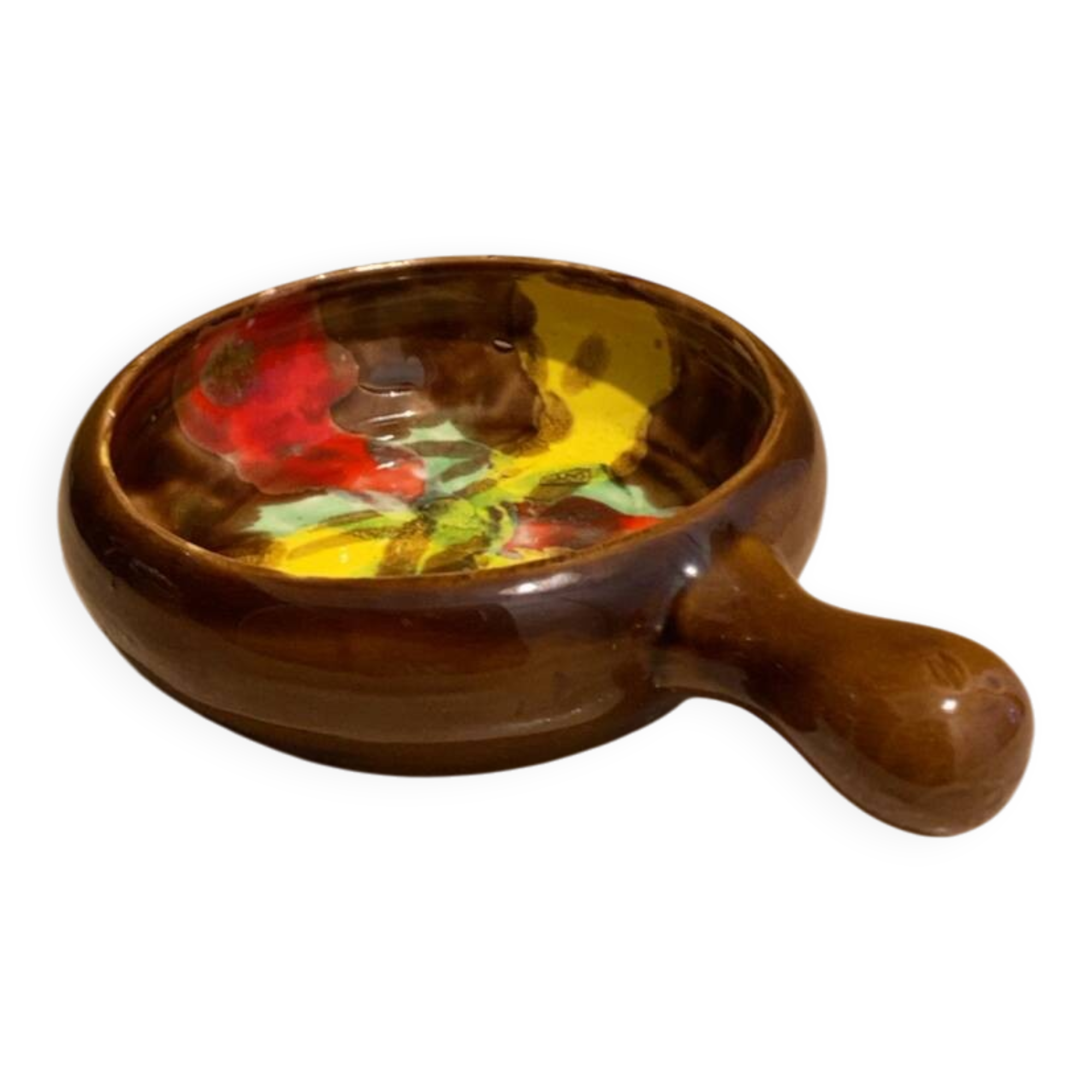 Vintage Anduze fondue pot