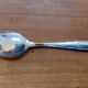 Six silver-plated mocha spoons
