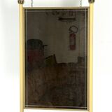 Italian Vintage Mirror in Tommaso Barbi style. Italy 1970s