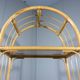 Rattan & smoked glass display rack 1970’s