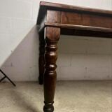 Vintage wooden farmhouse table