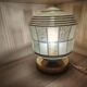 Art Deco glass lamp with touch control