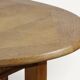 Extendable dining table in oak by Guillerme and Chambron - 1960s
