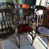 Bistro chairs and armchair