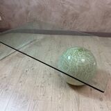 Reflex glass coffee table