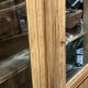 Antique glass-fronted Parisian cupboard: display cabinet bookshelf