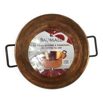 Solid copper basin Baumalu brand diameter 37 cm