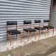 Set of four Scandinavian teak chairs 1960