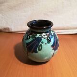 Paul Jacquet enamelled ceramic vase 1930