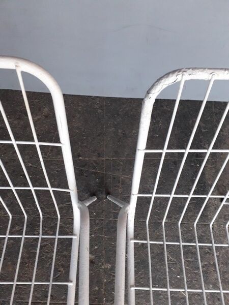 Pair 2 chairs / chairs Emu Rio metal vintage time 1960