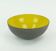 Vintage danish krenit bowl herbert krenchel yellow enamel torben orskov 50s