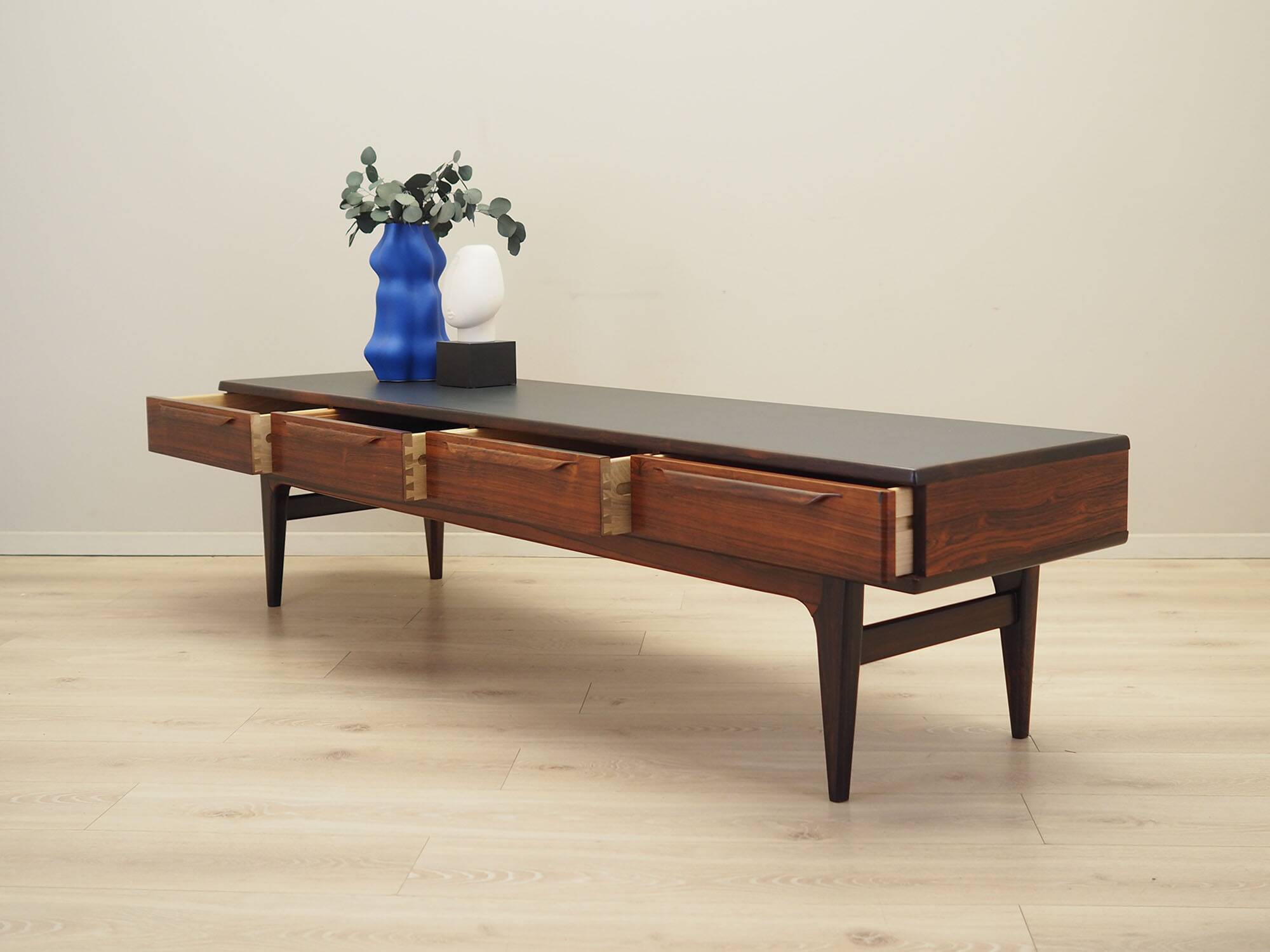 Rosewood lowboard, Danish design, 1970s, production: Denmark