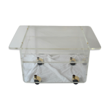 The swamp invisible Plexiglas side table