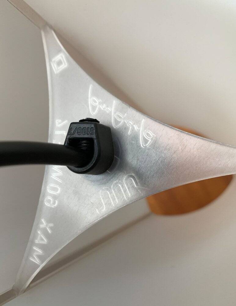 Italian vintage tripod table lamp Arcadia by Martini Illuminazione