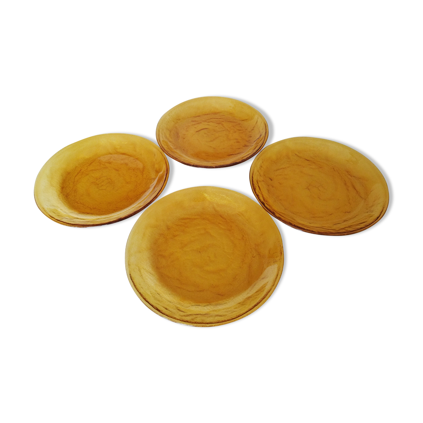 Flat plates Arcoroc Sierra amber
