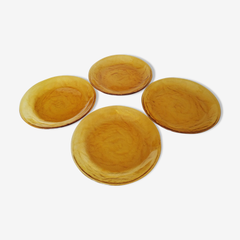 Assiettes plates Arcoroc Sierra ambre