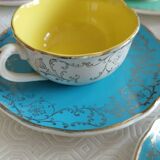 Set of 9 Digoin sarreguemines cups