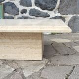 Table basse en travertin