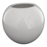 White porcelain ball vase
