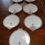 Lot fish plates from Longwy
