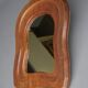 Mid-Century Anthroposophical wooden mirror, 1950s