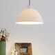 Bell Pendant Lamp White Cream Fontana Arte