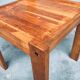 Postmodern Teak Side Chair, France, 1990s