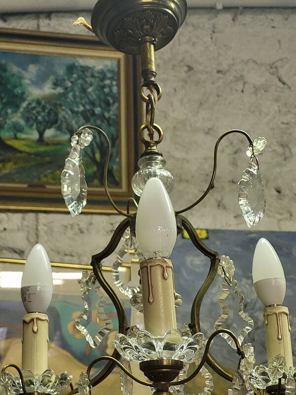 3-bulb tassel chandelier no. 20