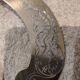 Silver ice cream serving set 800 boar renaissance griffin