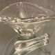 Mortar with crystal pestle signed daum