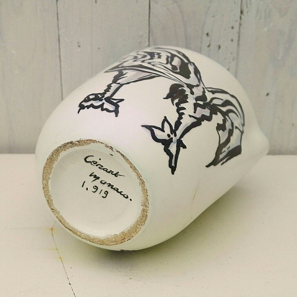 Ceramic rooster vase Cérart, Monaco