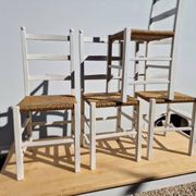 Old farmhouse table + 4 chairs