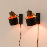 Appliques murales Alfa de Jo Hammerborg pour Fog And Morup, Danemark, années 1970