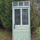 Carved old entrance door