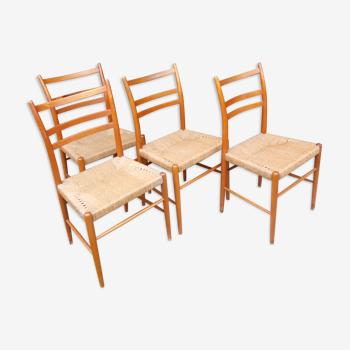 Set of 4 Scandinavian chairs "Gracell" for Gemla Sweden