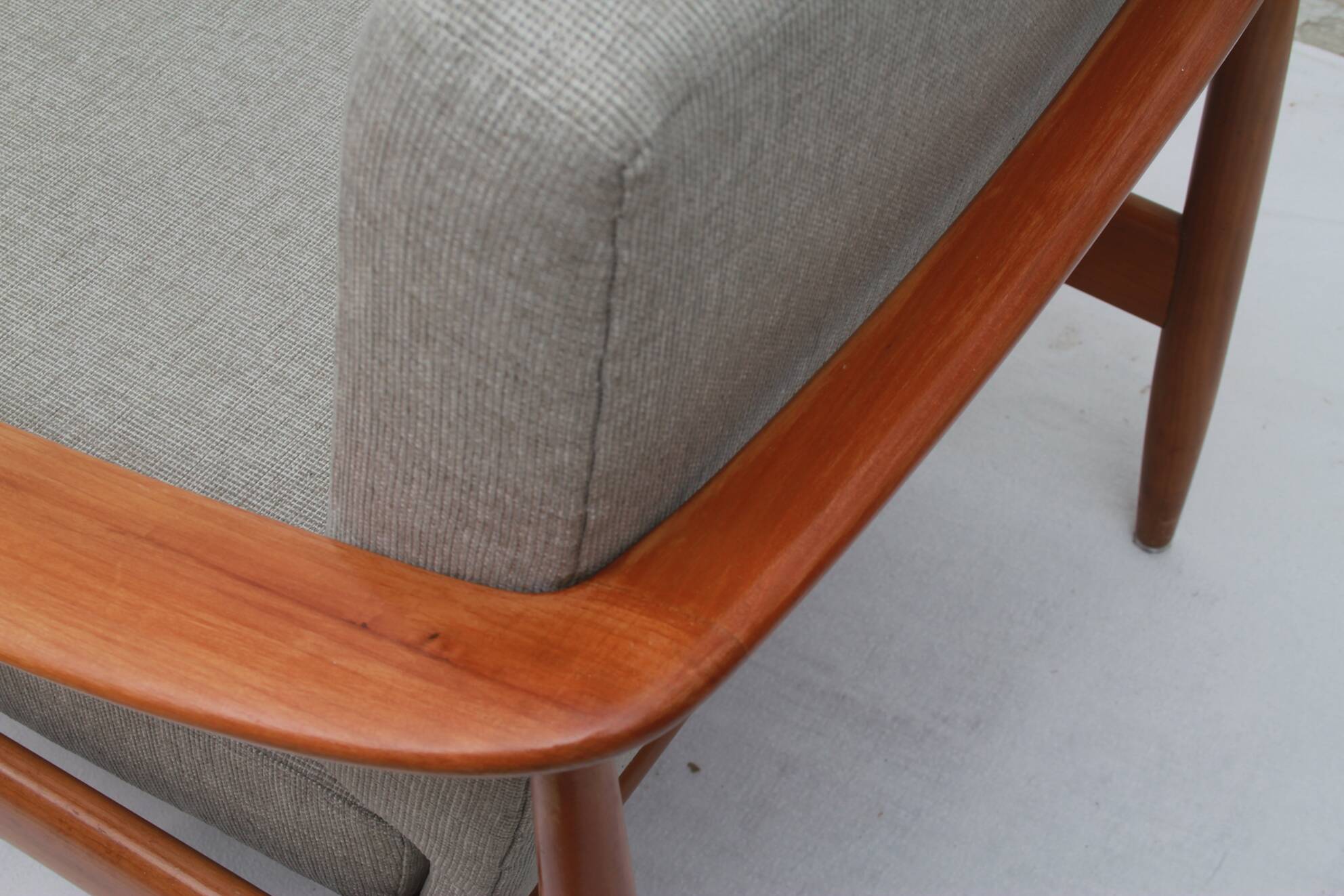 1960s armchair in cherrywood