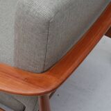 1960s armchair in cherrywood