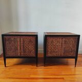 Pair of ethnic bedside tables, sofa ends