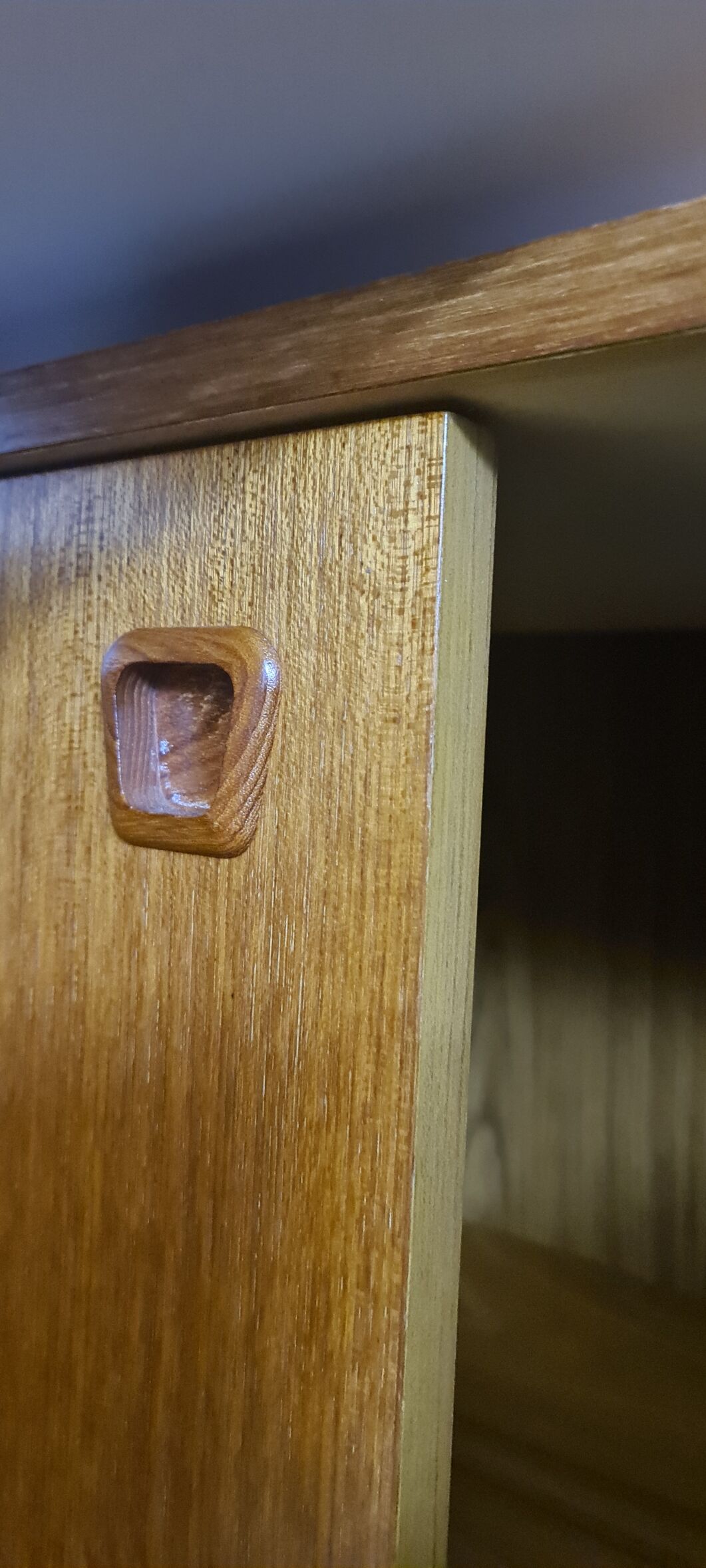 Vintage sideboard and shelving system