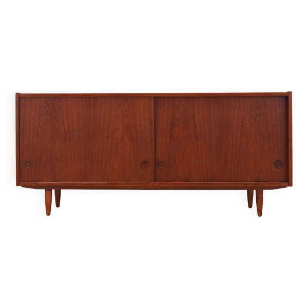 Buffet en teck, design danois, années 1970, production : Danemark