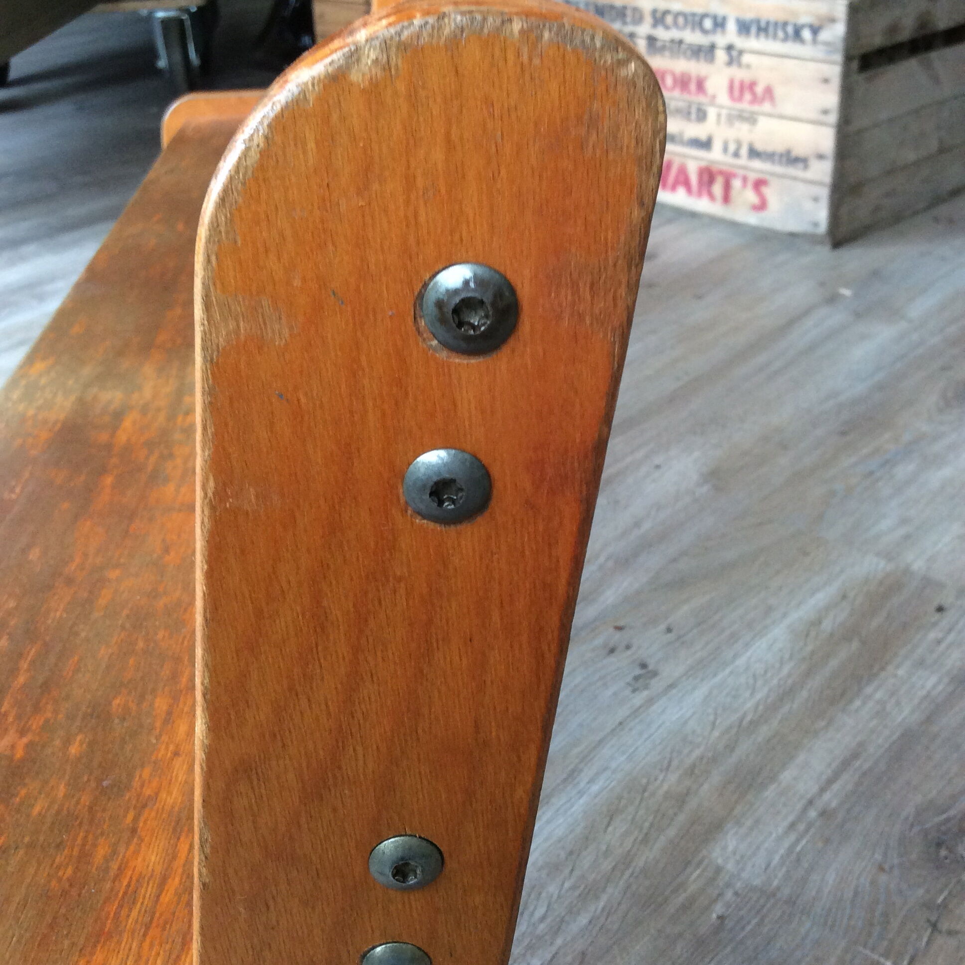 School bench 1970