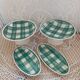 Set of antique Scottish tile dishes