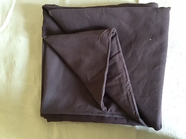 Drap de coton violet 2mx3m pour nappe de campagne