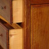 Simple walnut chest of drawers