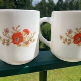 Arcopal Vintage Poppy Mug Duo