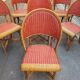 Set of 7 Parisian bistro / café chairs from the 1930s